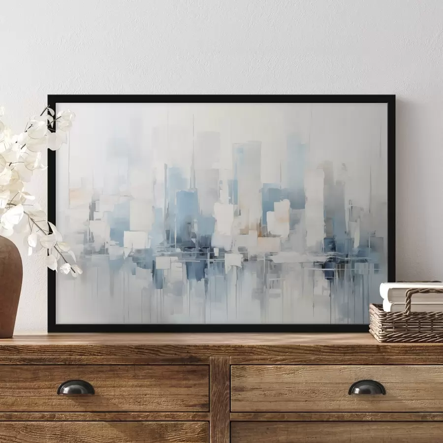 Fototapetes Abstraktā pilsētas imitācijas glezniecība f44768