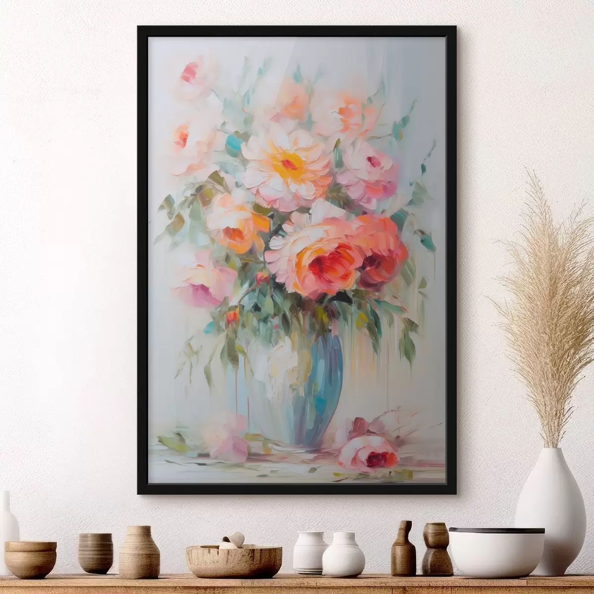 Plakāts Pušķis vāzē f44776