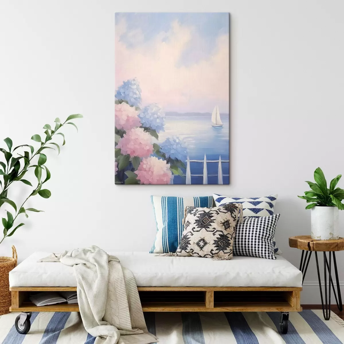 Glezna Hortenziju krūmi s44805