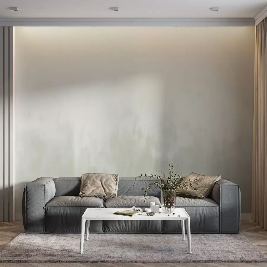 Fototapetes Akvareļu gradients pelēkos un bēšos toņos, minimālisms w04156