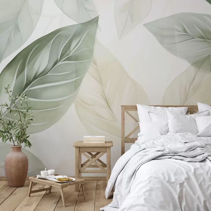 Fototapetes Lapu koku meža imitācijas glezna w04125