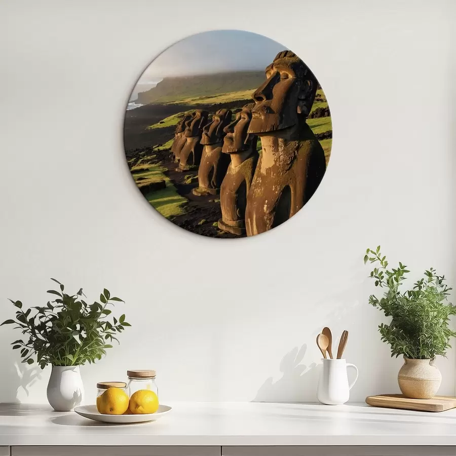 Glezna Teksturētas zaļas lapas makroattēlā ar maigu gaismu r44899