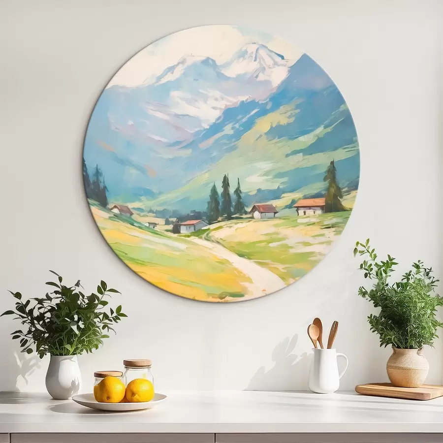 Glezna Kalnu ainava r44821