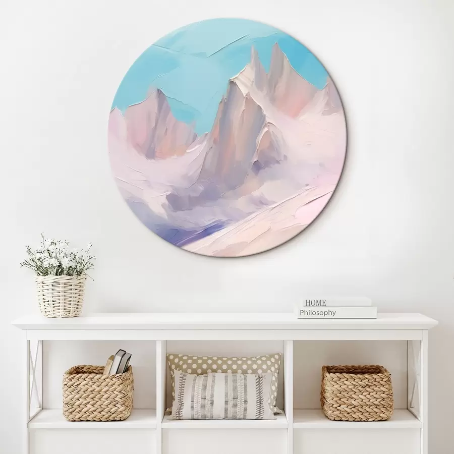 Glezna Abstrakta kalnu ainava r44827