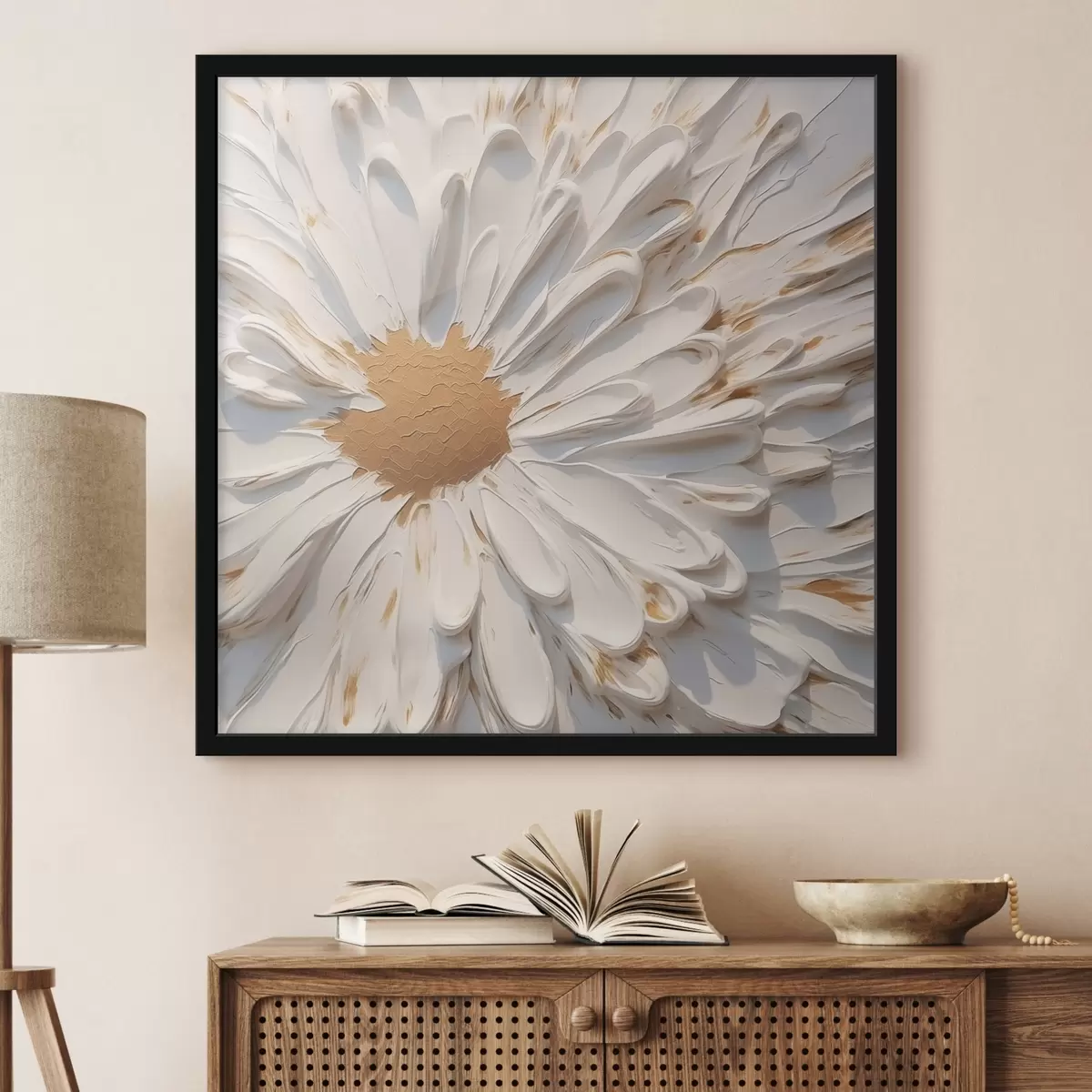 Plakāts Kumelīšu imitācijas glezna f44816