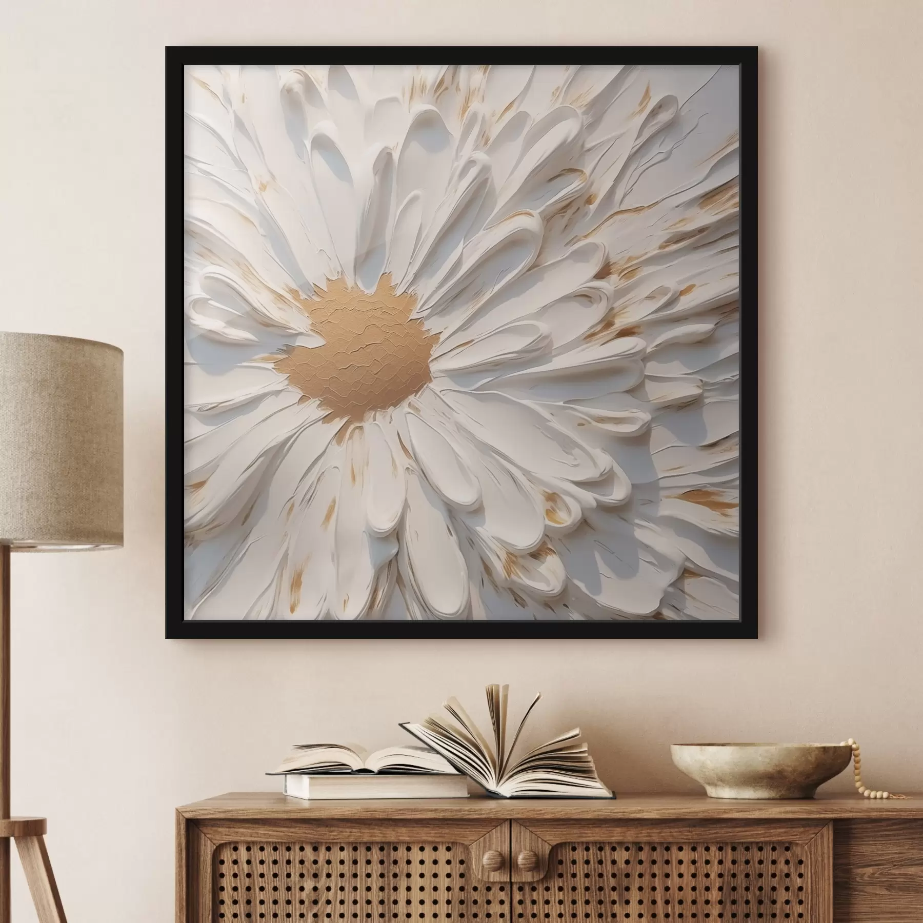 Fototapetes Kumelīšu imitācijas glezna f44816