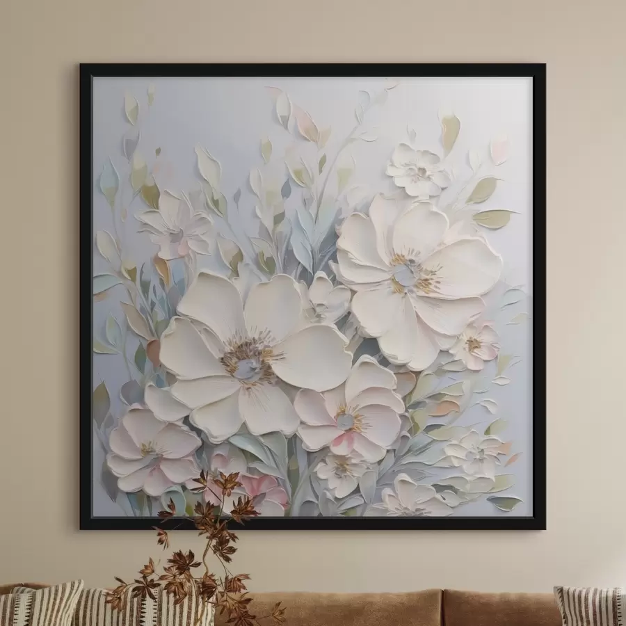 Fototapetes Abstrakti ziedi f44819