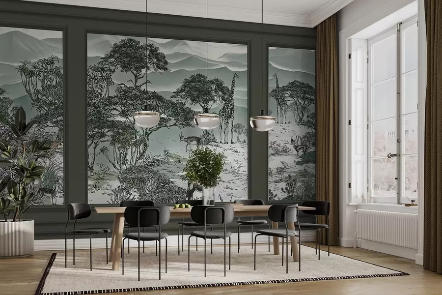 Fototapetes Āfrikas dzīvnieki w09230v1