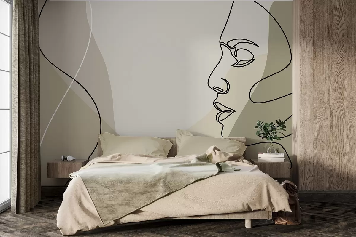 Fototapetes Abstraktā seja w09231v1