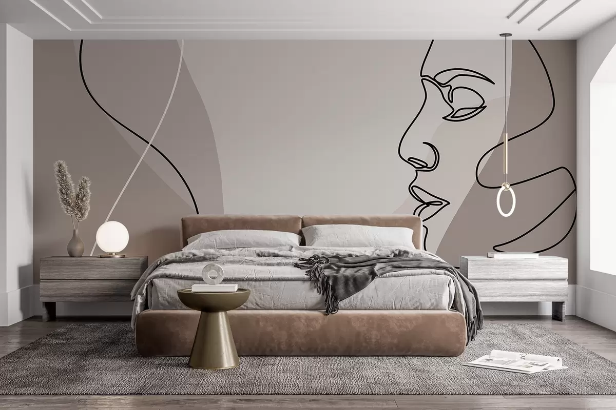 Fototapetes Abstraktā seja w09231v3