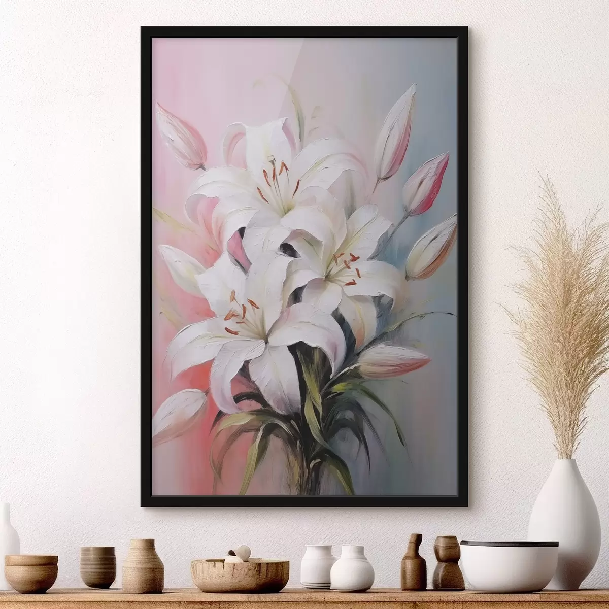 Plakāts Baltas lilijas f44904