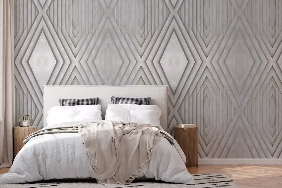 Fototapetes koka paneļu imitācija bēšās krāsās w04168