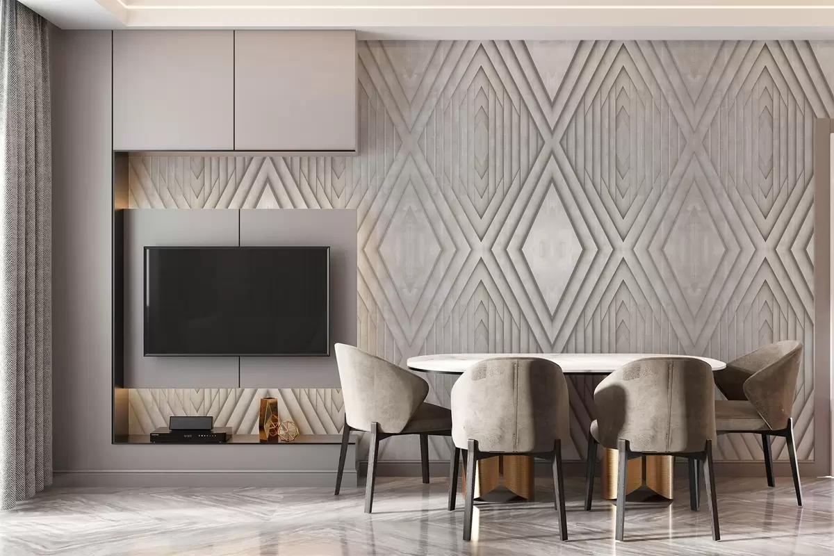 Fototapetes koka paneļu imitācija bēšās krāsās w04168