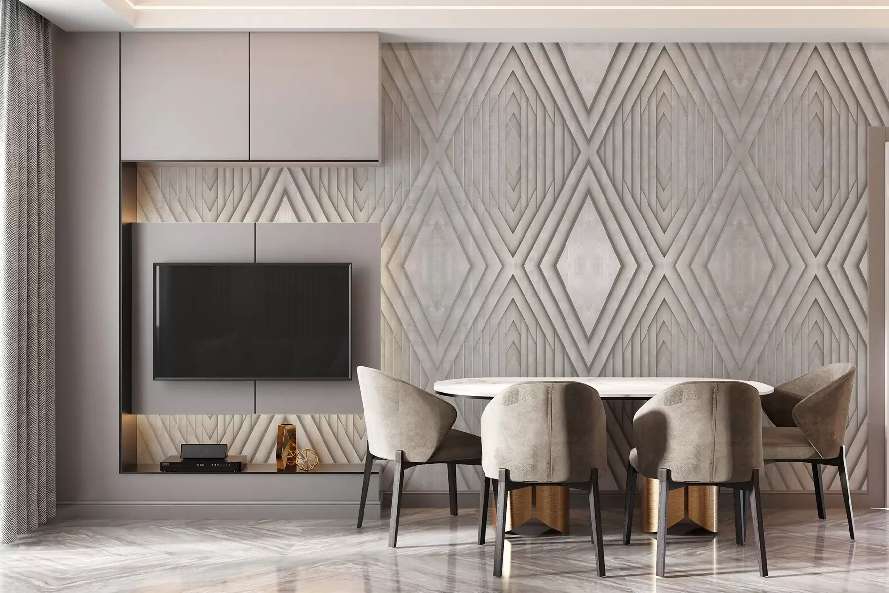 Fototapetes koka paneļu imitācija bēšās krāsās w04168