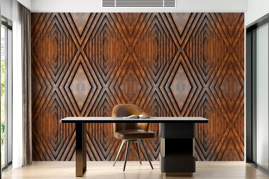 Fototapetes koka paneļu imitācija w04168v1