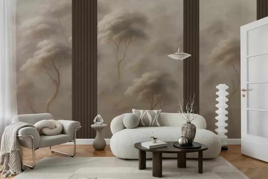 Fototapetes Mežs satiek paneļu mākslu w04187