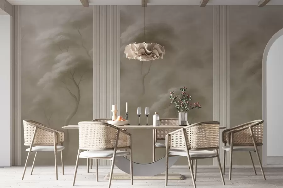 Fototapetes Mežs satiek paneļu mākslu w04187v1