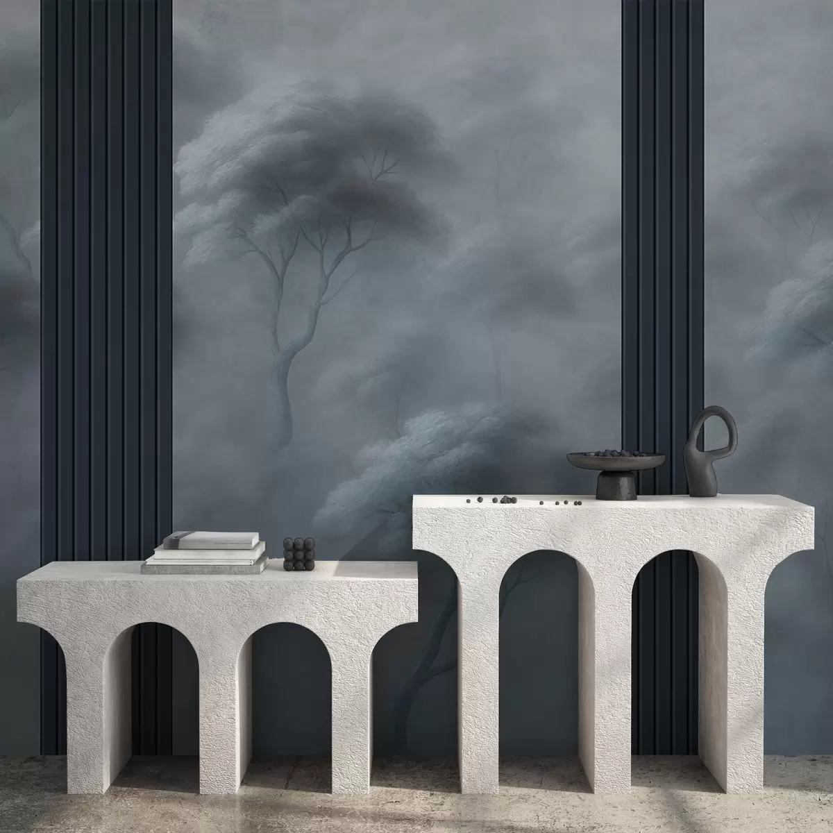 Fototapetes Mežs satiek paneļu mākslu w04187v2