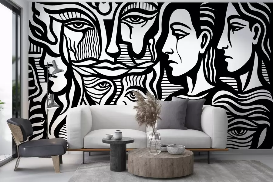 Fototapetes Abstraktā anatomija w04191