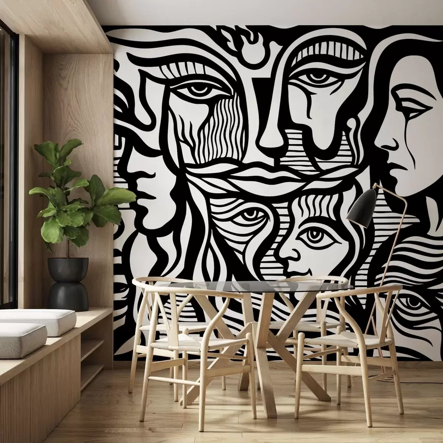 Fototapetes Abstraktā anatomija w04191