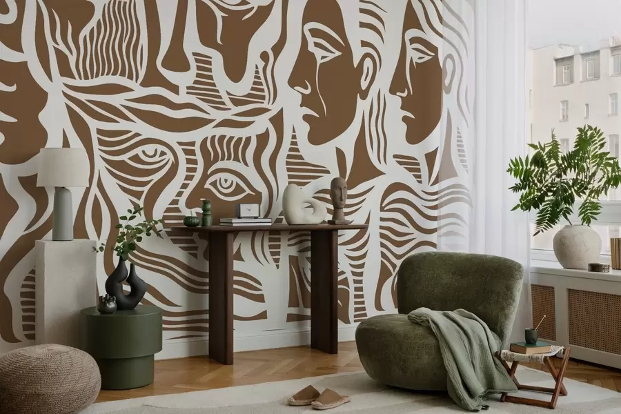 Fototapetes Abstraktā anatomija w04191v1