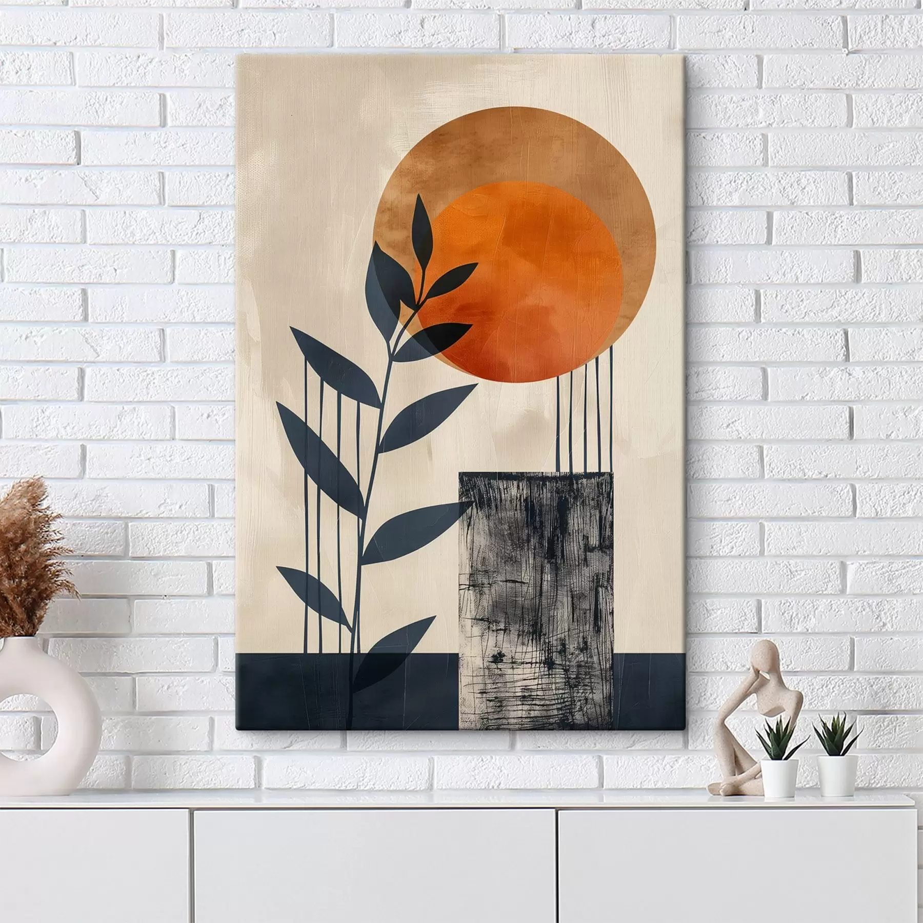 Glezna Saule un lapas s44961