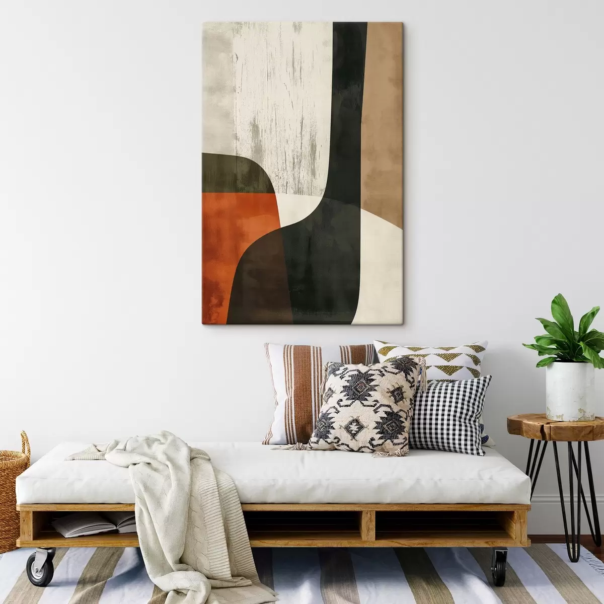 Glezna Daudzkrāsaini krāsu triepieni s44968