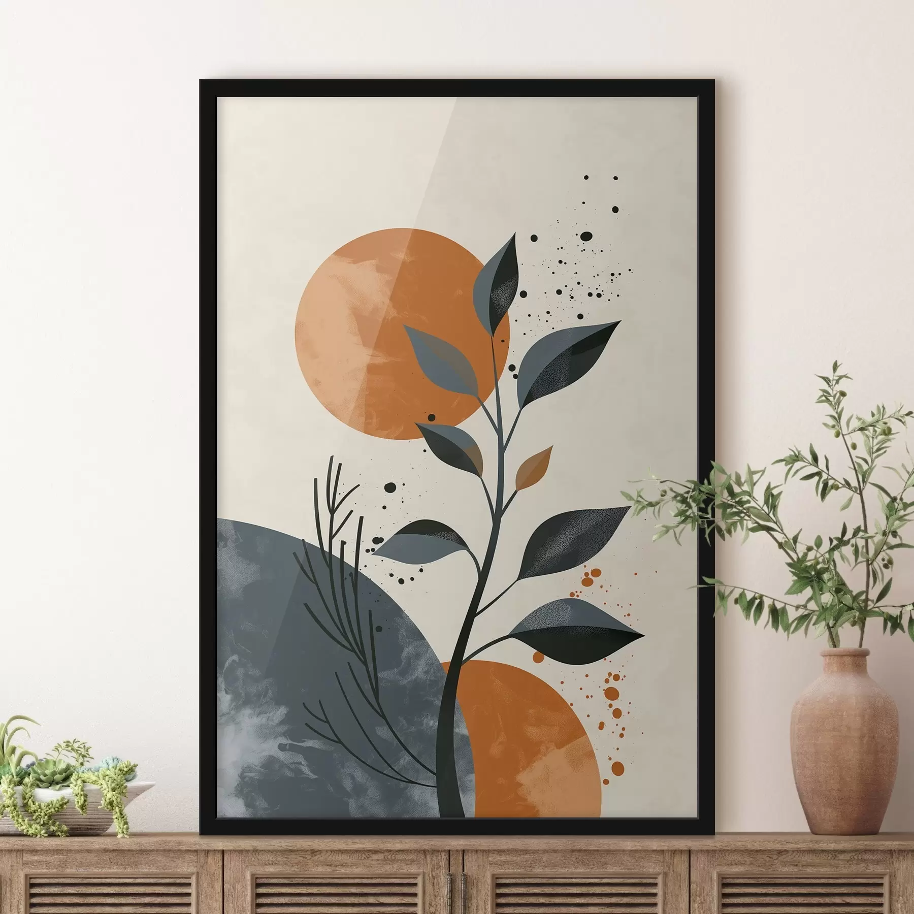 Fototapetes Saule un lapas f44959