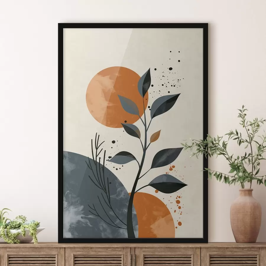 Fototapetes Saule un lapas f44959