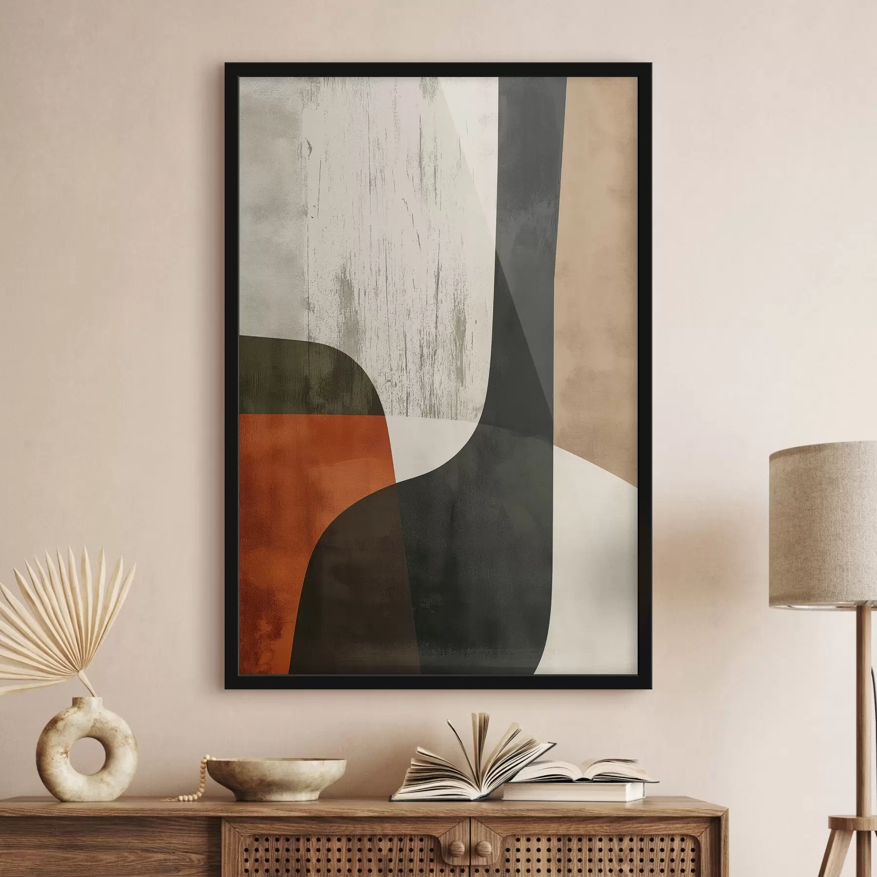 Glezna Daudzkrāsaini krāsu triepieni f44968