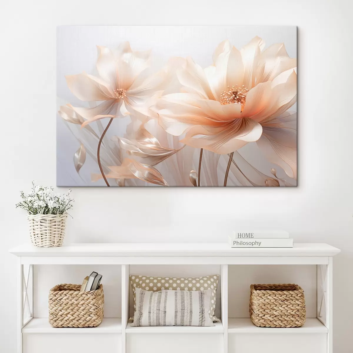 Glezna Maigi persiku ziedi s44836