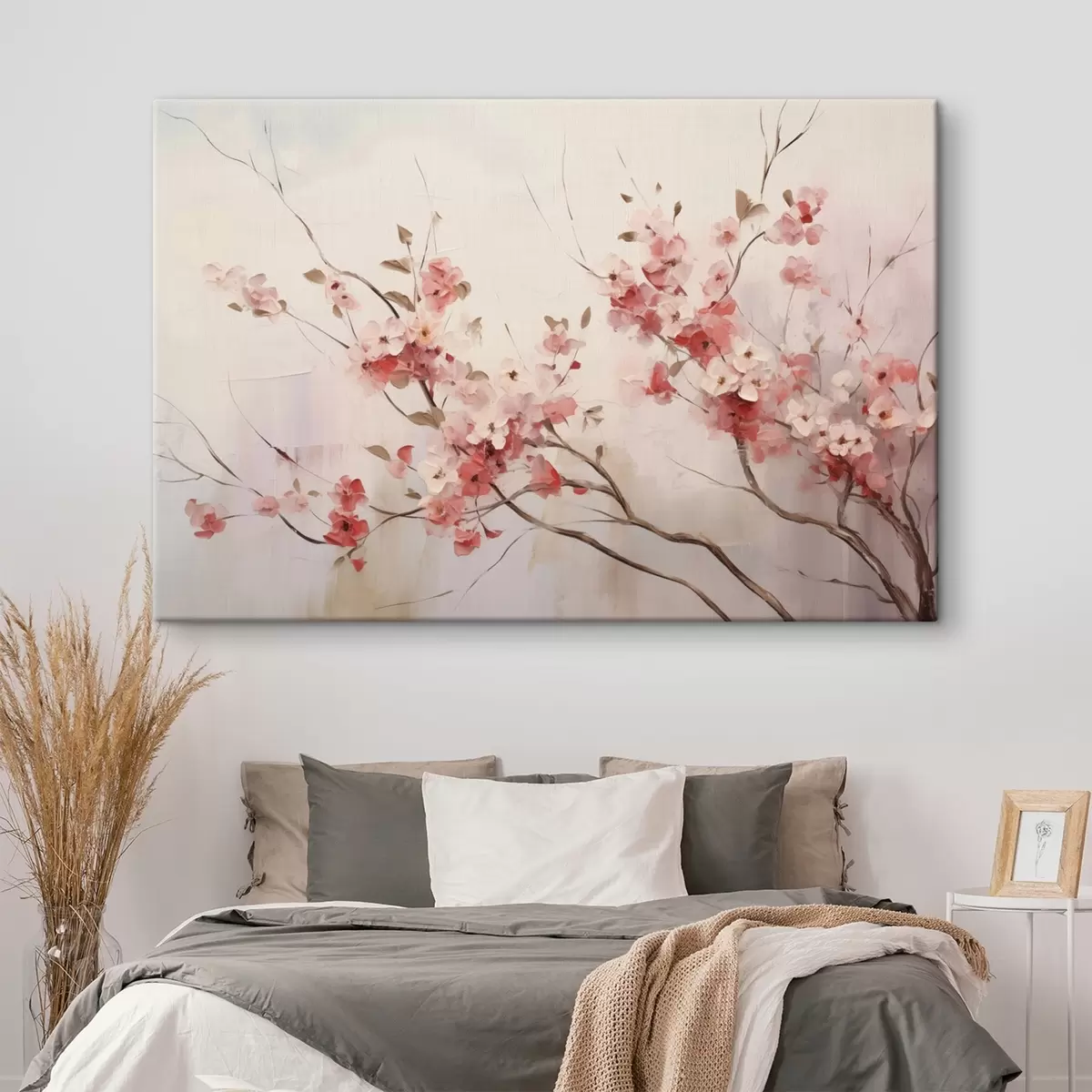 Glezna Ķiršu ziedi akvareļu stilā s44941