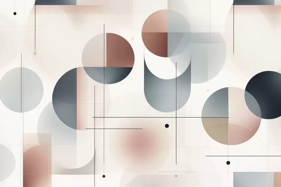 Fototapetes Ģeometriskas abstraktas figūras w04220