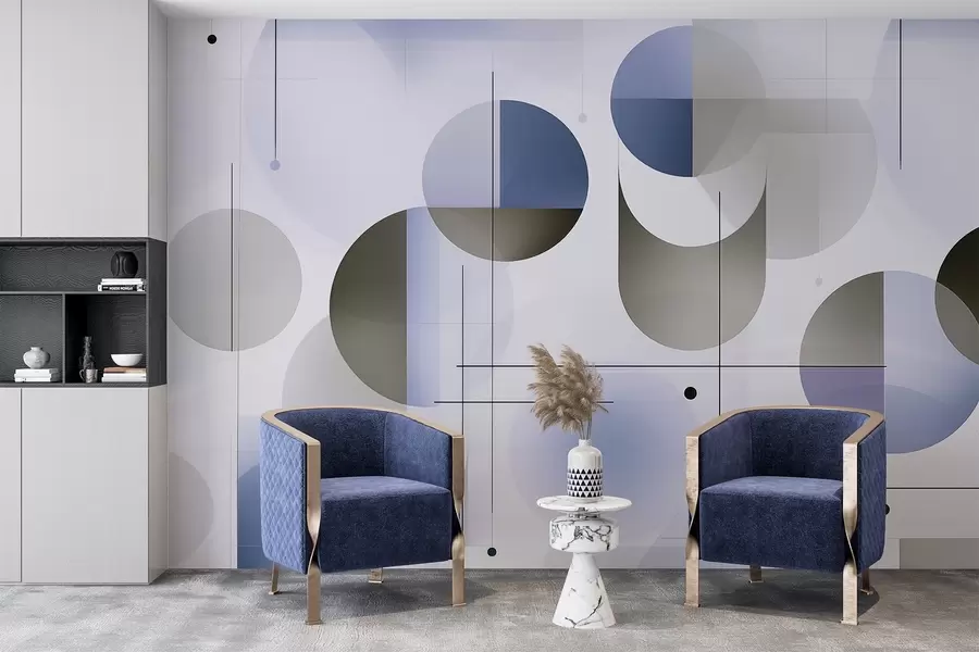 Fototapetes Ģeometriskas abstraktas figūras w04220v1