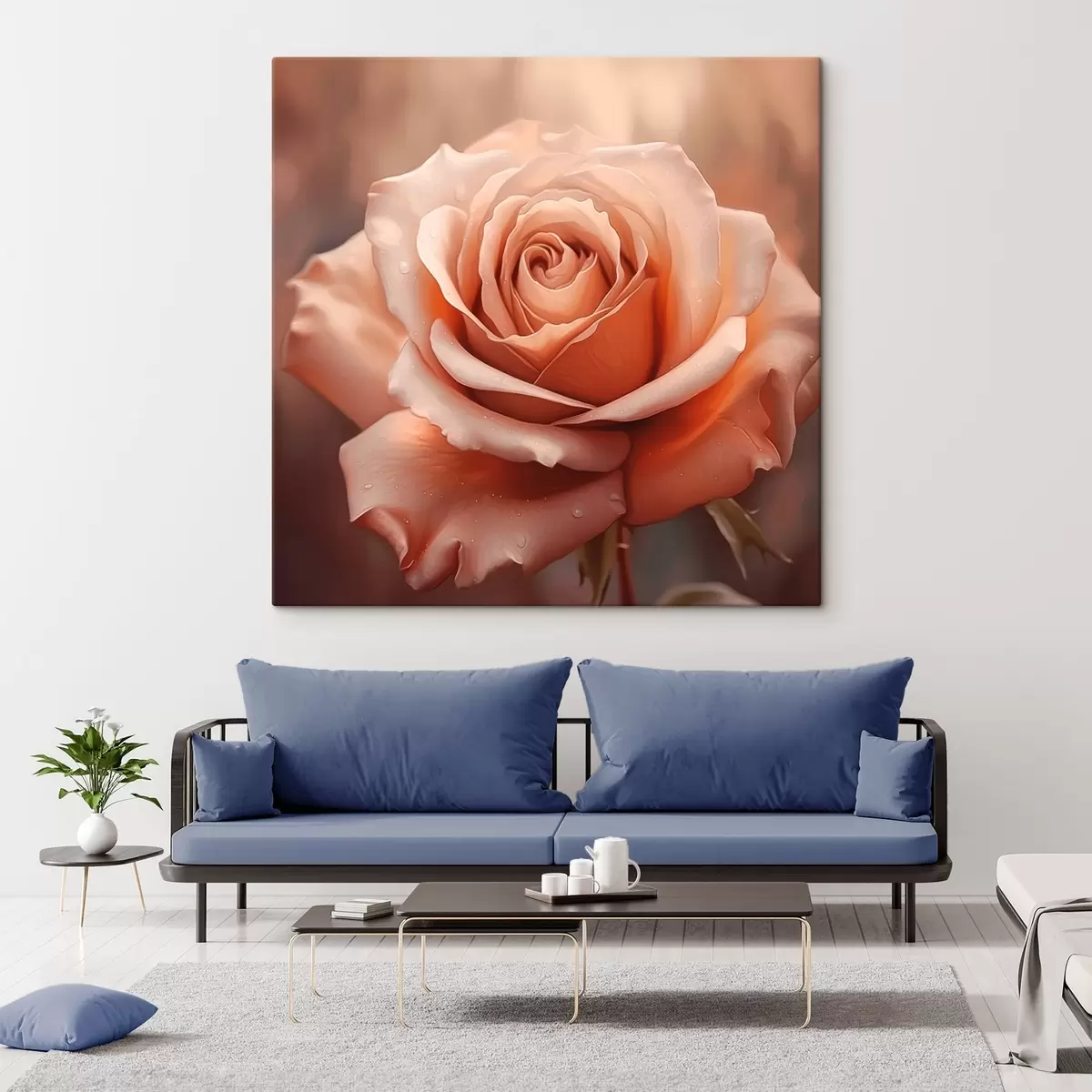 Glezna Roze ar rasas pilieniem s44991