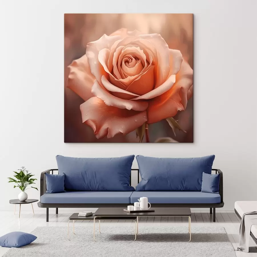 Glezna Roze ar rasas pilieniem s44991