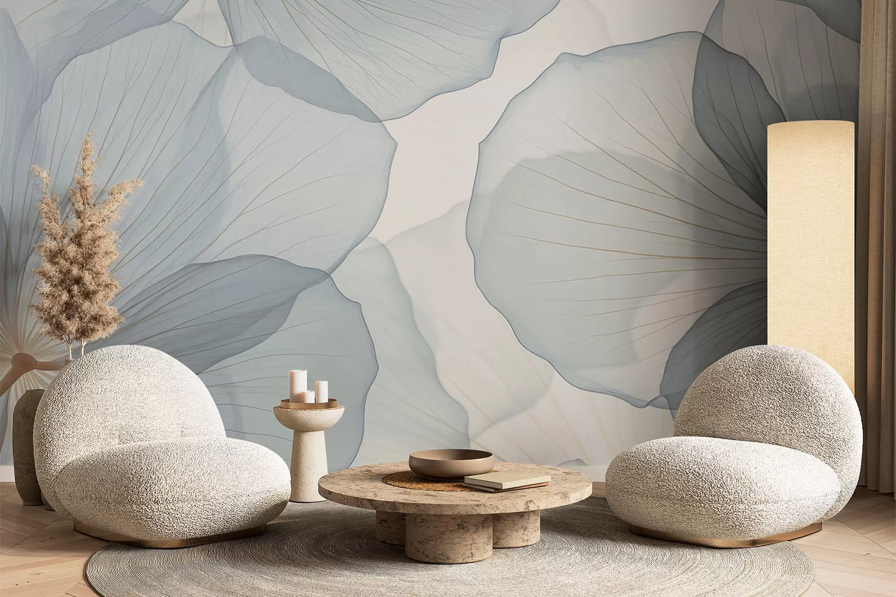 Fototapetes Ziedlapiņas w04229