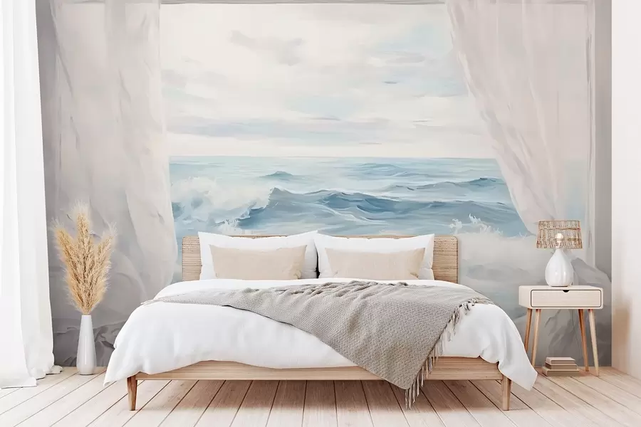 Fototapetes Skats no loga uz jūru w04230