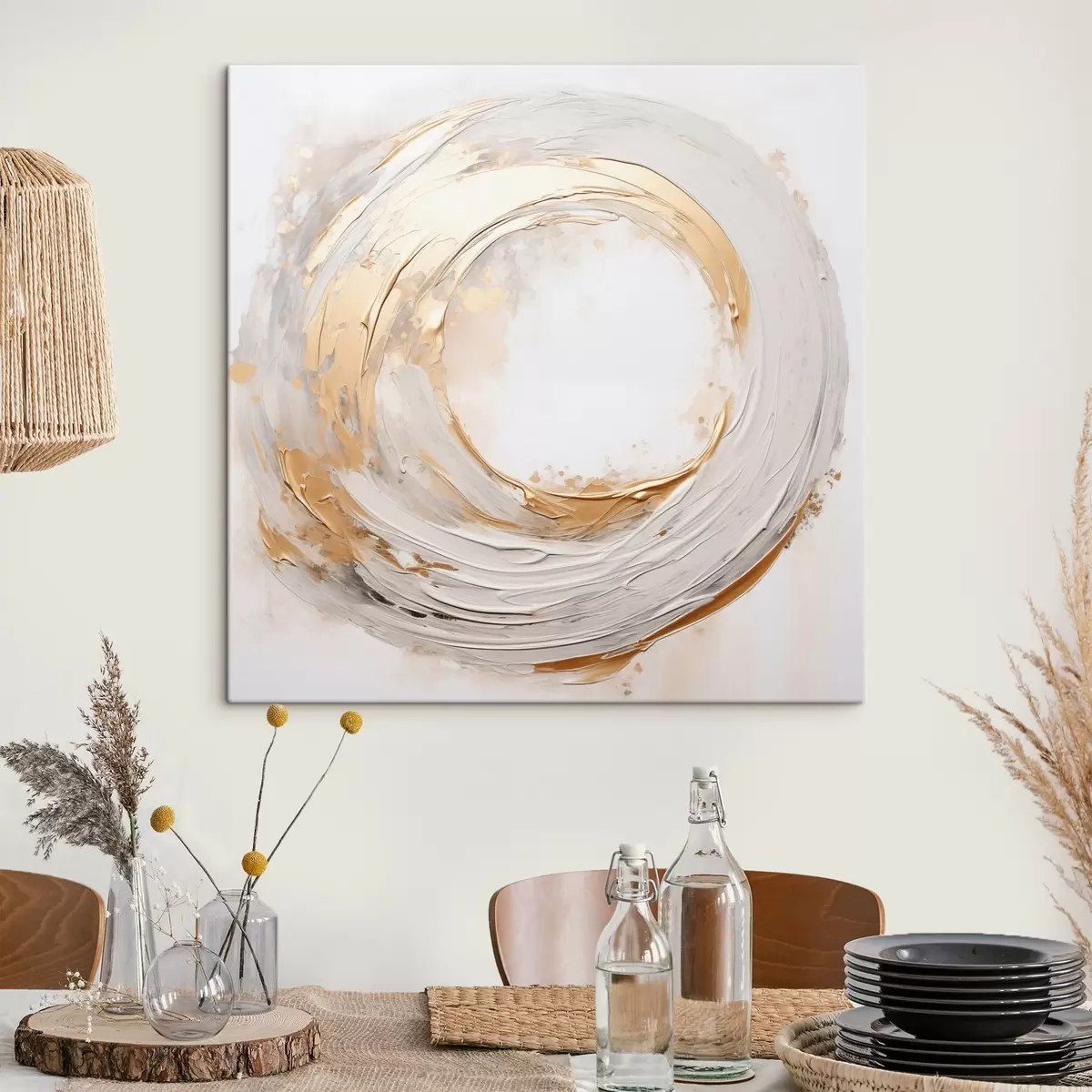 Glezna Abstraktais aplis s45016