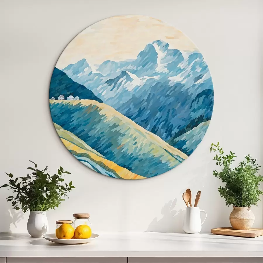 Glezna Kalnu ainava r45027