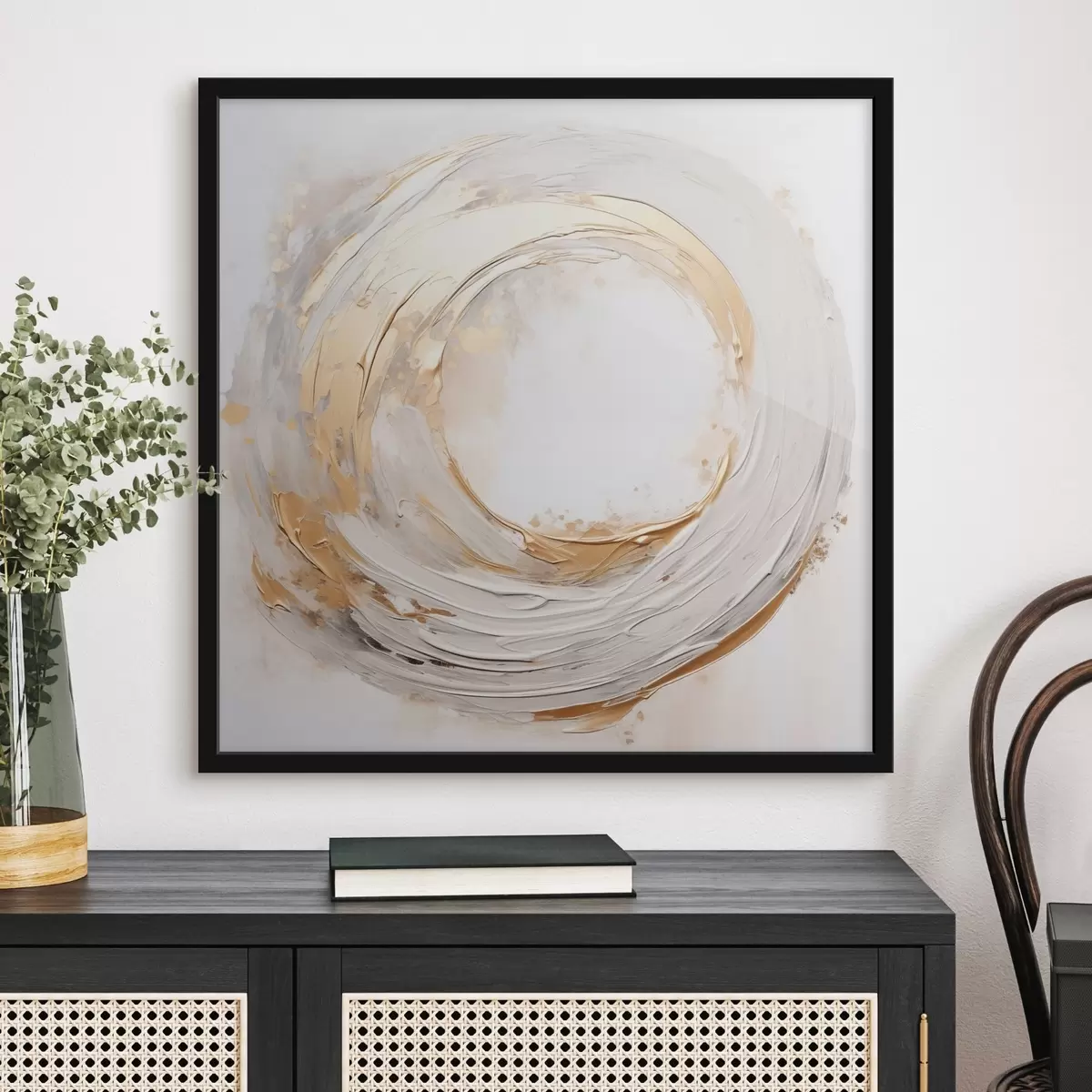 Plakāts Abstraktais aplis f45016