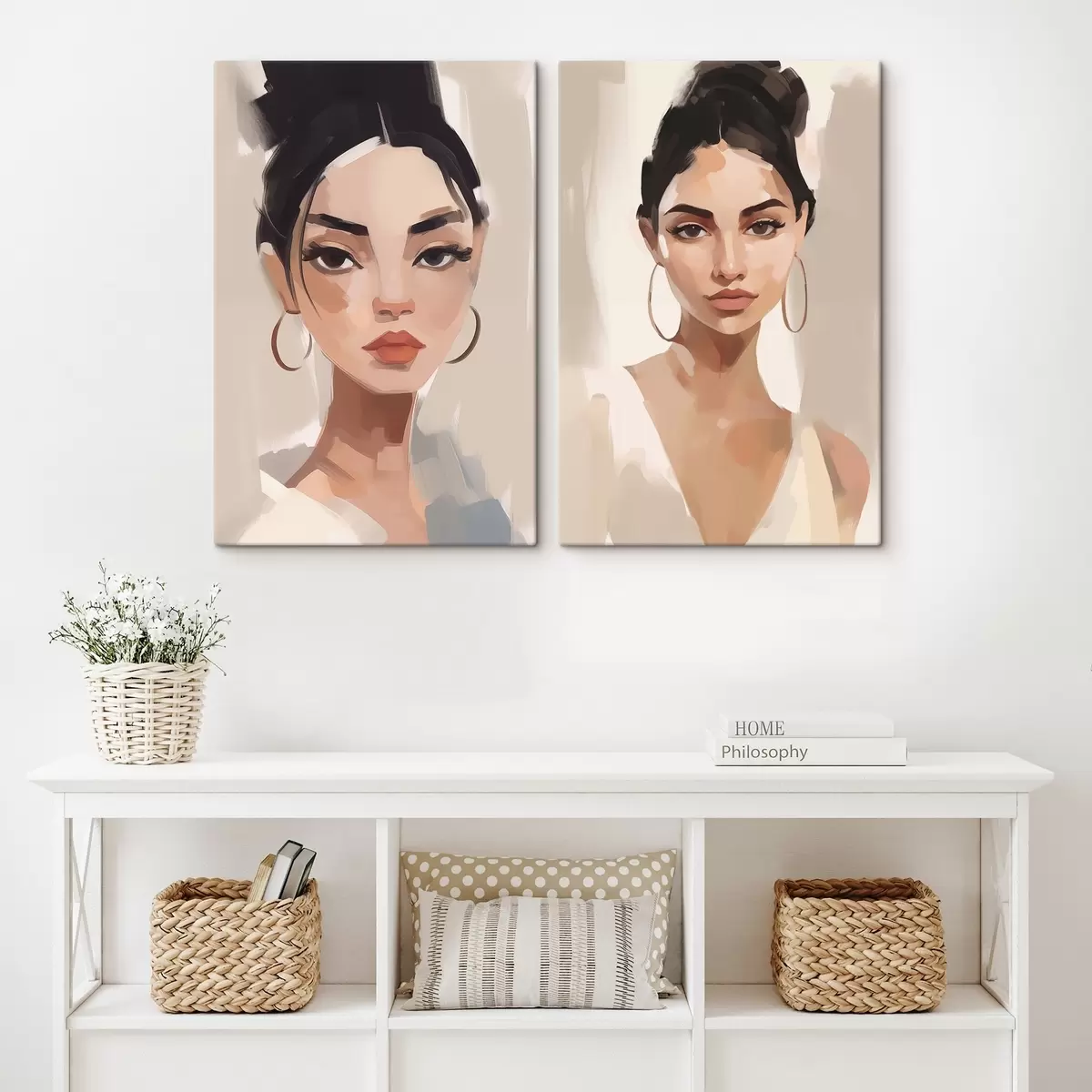 Glezna Portrets meitenes imitācija glezna m00484