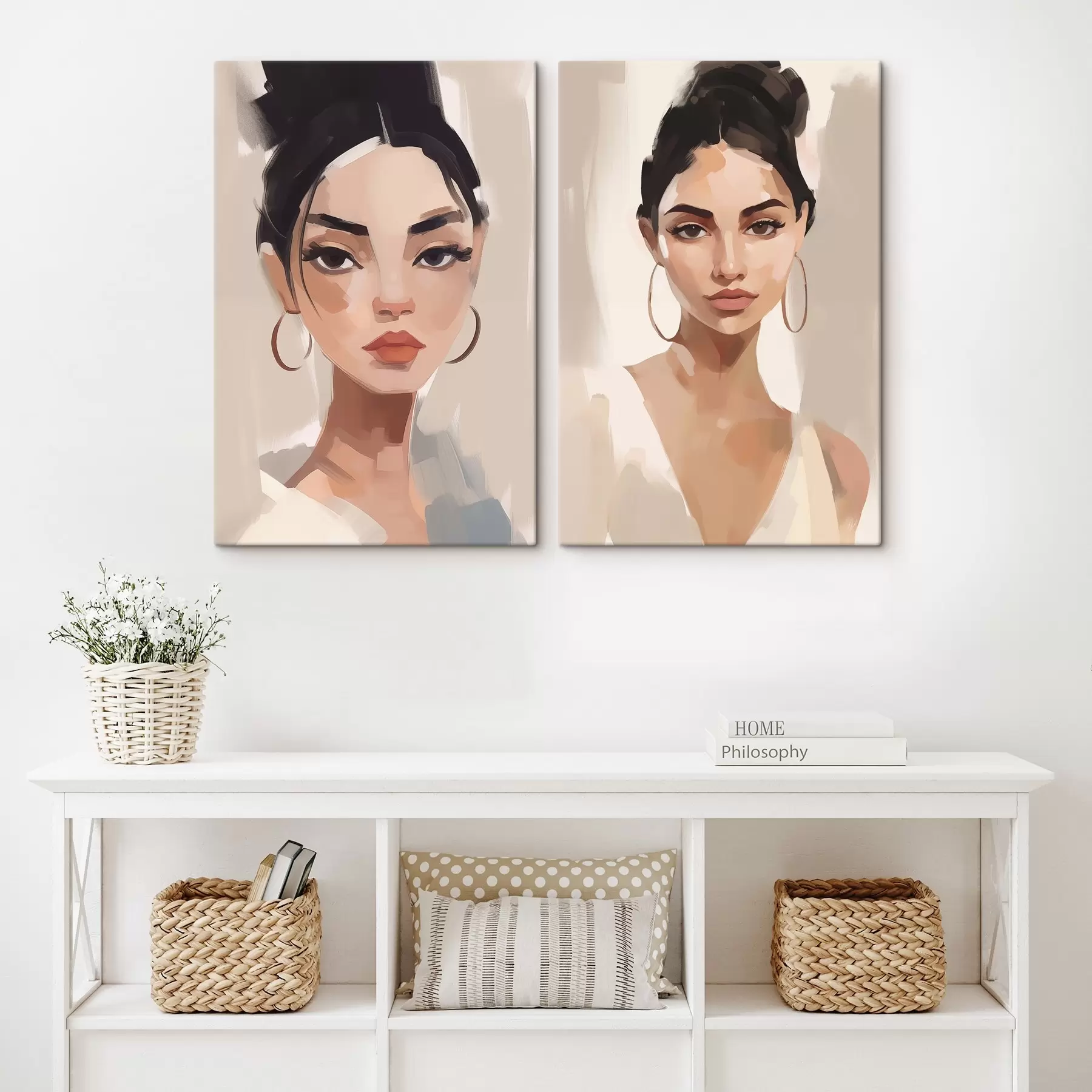 Glezna Portrets meitenes imitācija glezna m00484