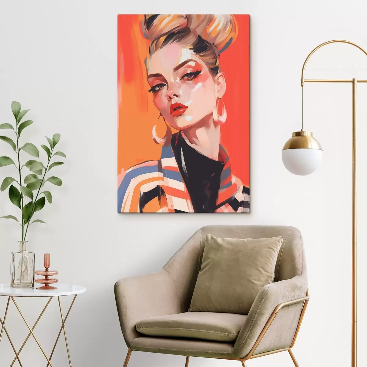 Glezna Spilgta sieviete s45080