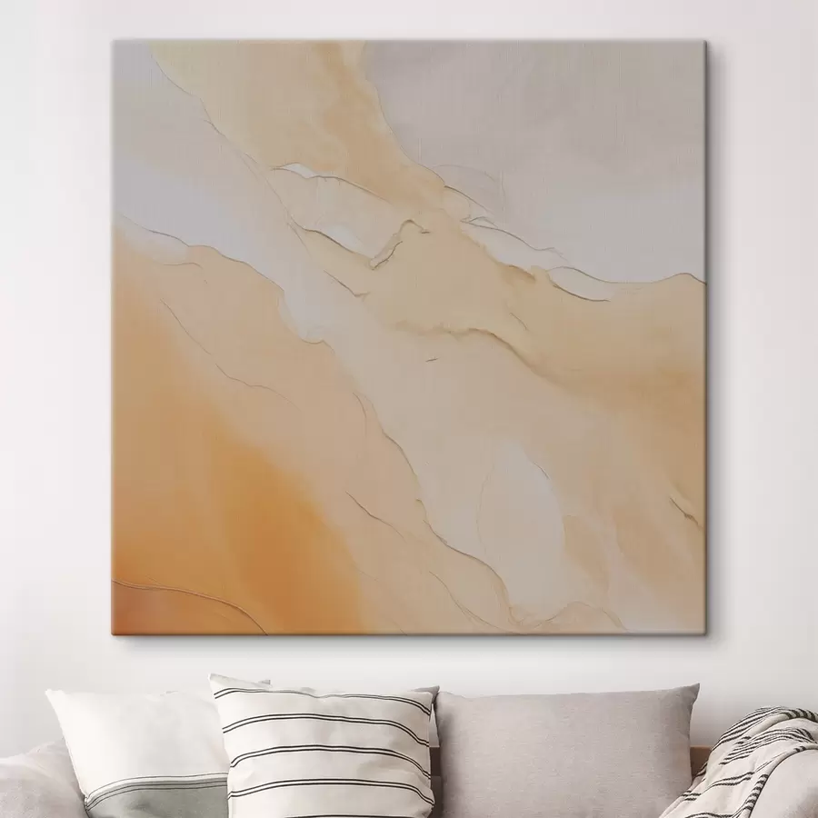 Glezna abstrakts, šķidrums, bēšs, oranža, marmora tekstūra, mīksts maisījums, organiskas formas, gluda, gluda s45105