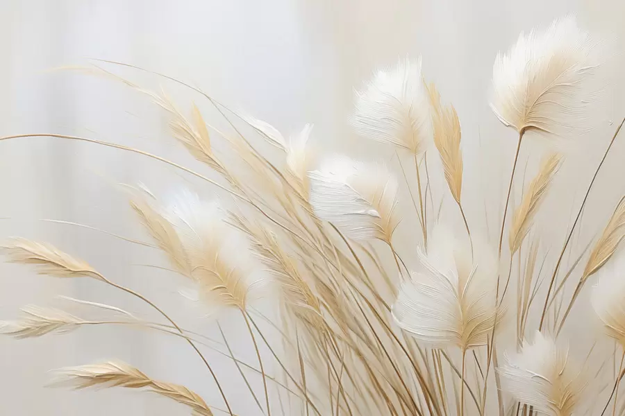 Fototapetes Pampas smaileņu imitācijas glezniecība w04266