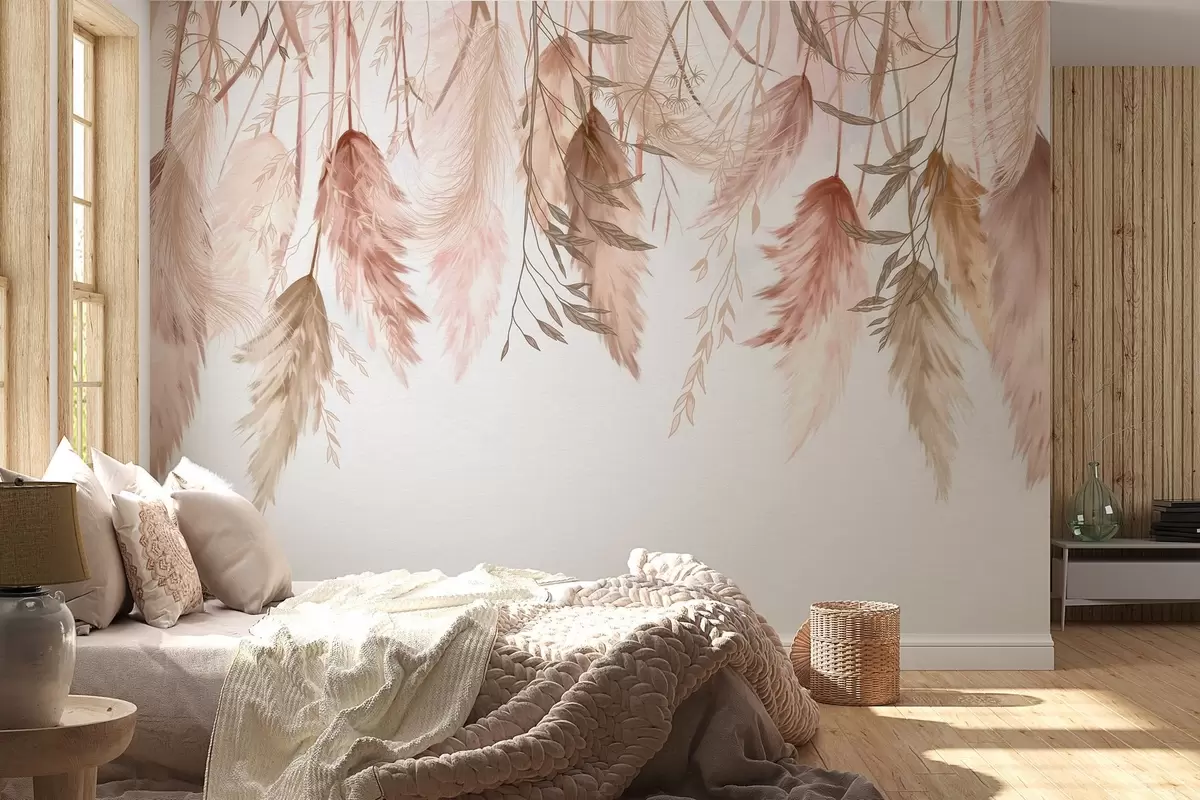 Fototapetes Kaltēti ziedu ziedi w04253