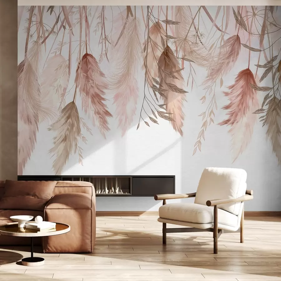 Fototapetes Kaltēti ziedu ziedi w04253