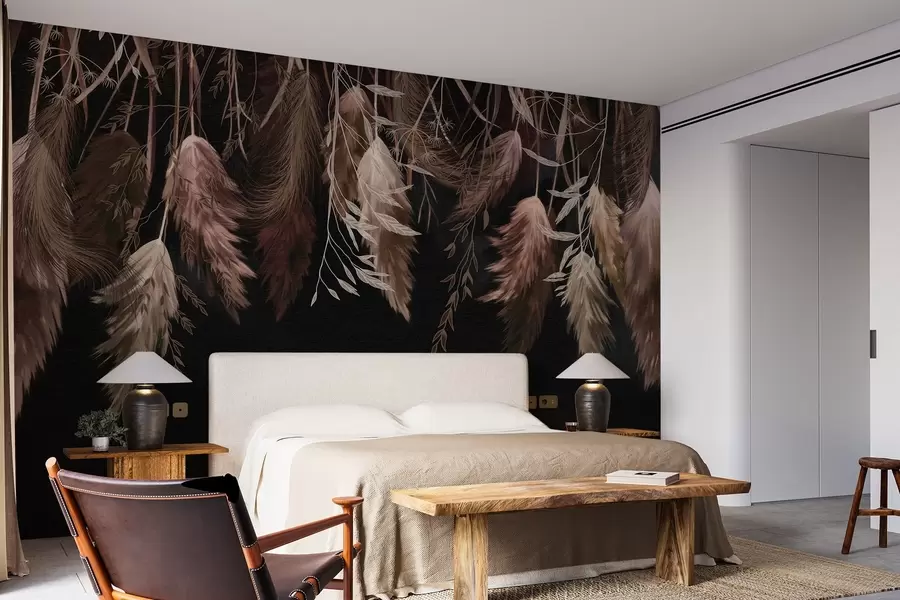 Fototapetes Kaltēti ziedu ziedi w04253v1