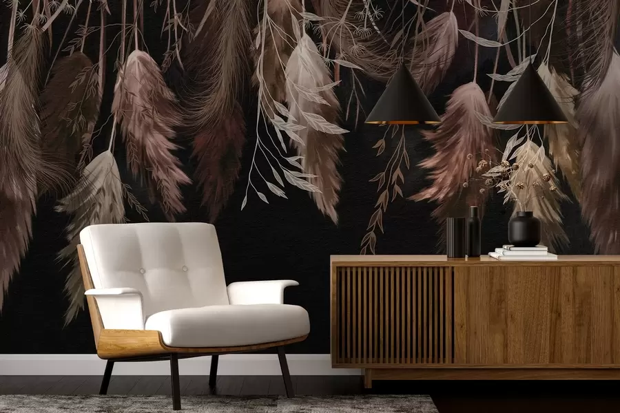 Fototapetes Kaltēti ziedu ziedi w04253v1